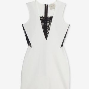 Classic Mason White Lace Dress Size P
